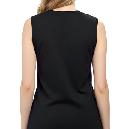 Women's Classic Relaxed Fit Cotton blend Sleeveless Tank Top