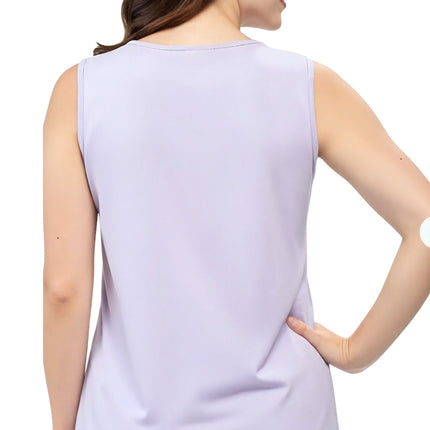 Women's Classic Relaxed Fit Cotton blend Sleeveless Tank Top