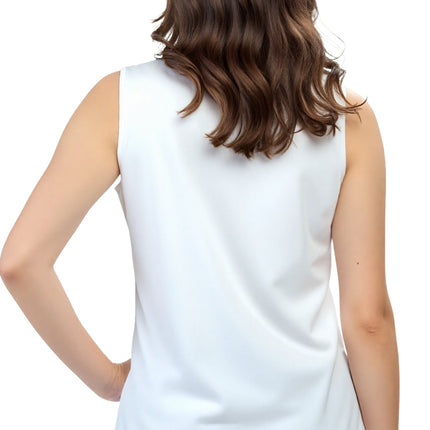 Women's Classic Relaxed Fit Cotton blend Sleeveless Tank Top