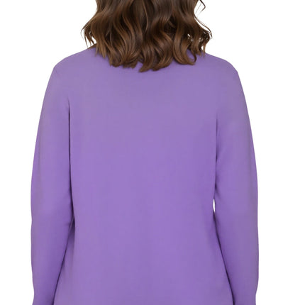 Women's Faux Pearl Cardigan in Cashmere-like Soft Knit