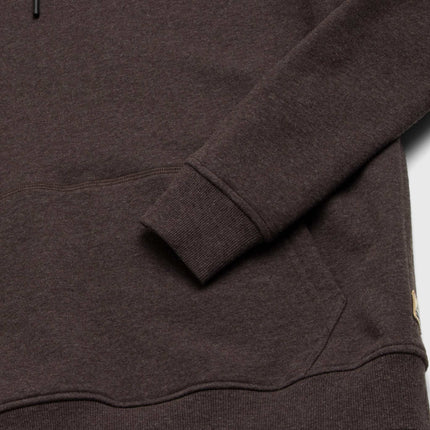 Marine French Terry Hoodie - Brown Heather