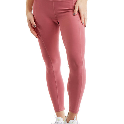 Turtle Bay New York Women's 7/8 Legging in Strong Compressed Double Knit Polyester Blend Fabric with side phone Pockets