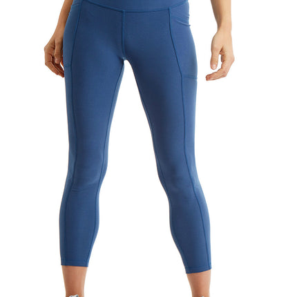 Turtle Bay New York Women's 7/8 Legging in Strong Compressed Double Knit Polyester Blend Fabric with side phone Pockets