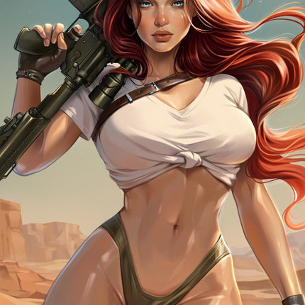 HEAT SEEKER EXPOSED #1 - KATYA SINYUKHINA VIRGIN VARIANT COVER A FANEXPO DALLAS
