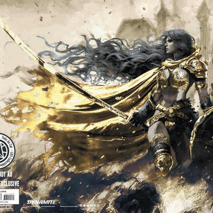 RED SONJA NOIR #1 - RUDY AO VIRGIN VARIANT WRAPAROUND COVER B HEROESCON EXCLUSIV