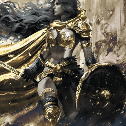 RED SONJA NOIR #1 - RUDY AO VIRGIN VARIANT WRAPAROUND COVER B HEROESCON EXCLUSIV