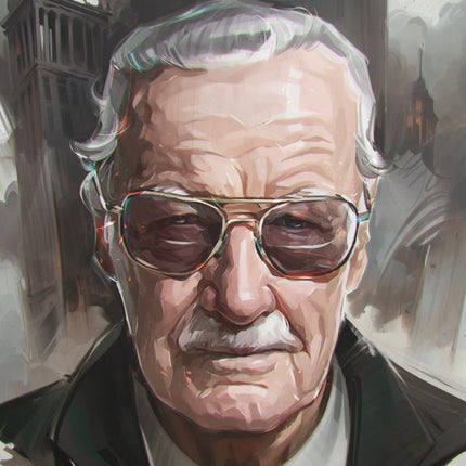 TRIBUTE: STAN LEE VIKTOR MILLER GAUSA FOIL VARIANT FANEXPO DALLAS 2025 LTD 50