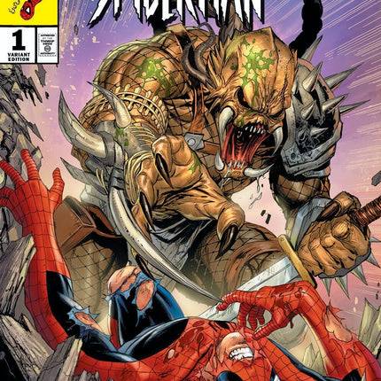 PREDATOR VS SPIDER-MAN #1 - TYLER KIRKHAM TRADE VARIANT EXCLUSIVE NM+