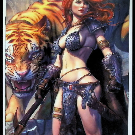 RED SONJA DEATH AND THE DEVIL #1 - TIAGO DA SILVA COVER A +COA LTD 400 NM+