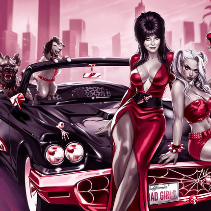 HARLEY QUINN X ELVIRA #1 - KATYA SINYUKHINA COVER C WRAPAROUND NYCC 2025