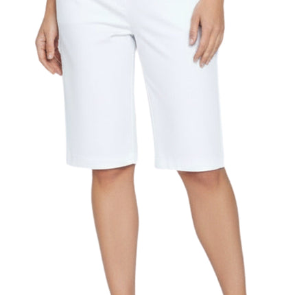 Women's Easy Pull on Bermuda Shorts in Denim and Twill