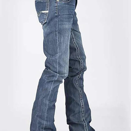 Stetson 1014 Rocks Fit with V Pocket - Men's Bootcut Jeans