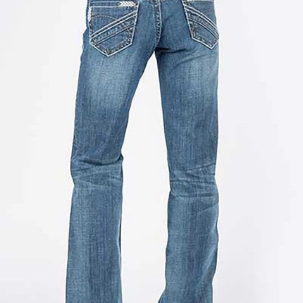 Stetson 214 Trouser Fit w/ Chevron Back Pocket - Women's Jeans