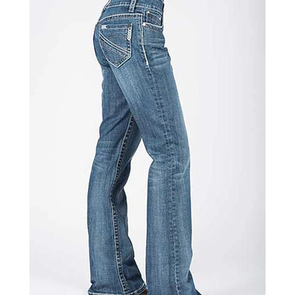 Stetson 214 Trouser Fit w/ Chevron Back Pocket - Women's Jeans