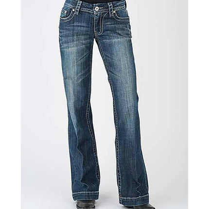 Stetson 214 Trouser Fit w/ Pieced Back Pocket - Women's Jeans