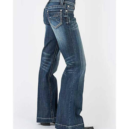 Stetson 214 Trouser Fit w/ Pieced Back Pocket - Women's Jeans