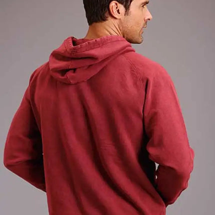Stetson Vintage Mineral Washed (Burgundy) - Men's Hoodie Sweatshirt