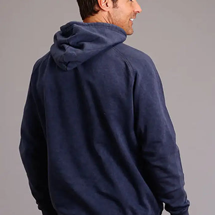 Stetson Vintage Emblem (Navy) - Men's Hoodie Sweatshirt