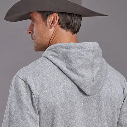 Stetson Collegiate Style (Grey) - Men's Hoodie Sweatshirt