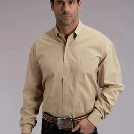 Stetson Golden West (Yellow) - Men's Western Shirt