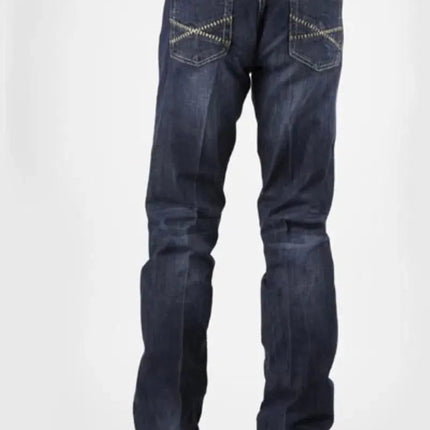 Stetson 1014 Fit Semi-Destructed Wash Jeans - Men's Jeans