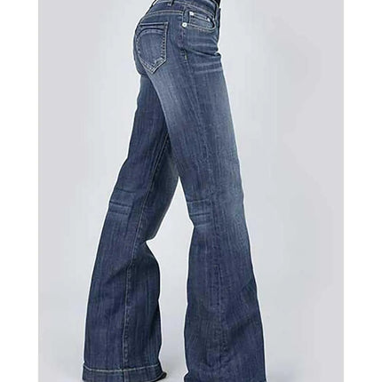 Stetson 214 Trouser Fit w/ Diagonal Pieced Pocket- Women's Jeans