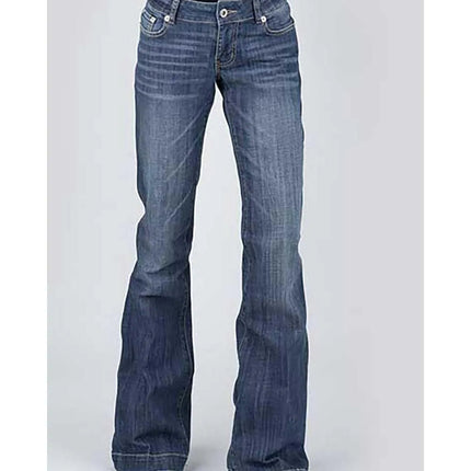 Stetson 214 Trouser Fit w/ Diagonal Pieced Pocket- Women's Jeans