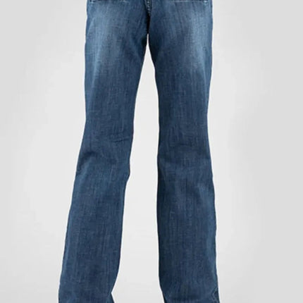 Stetson 214 Trouser Fit Flare Leg (Medium Wash) - Women's Jeans