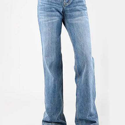 Stetson 214 Trouser Fit Back Welt Pocket ( Denim Light Wash )- Women's Jeans (Closeout)