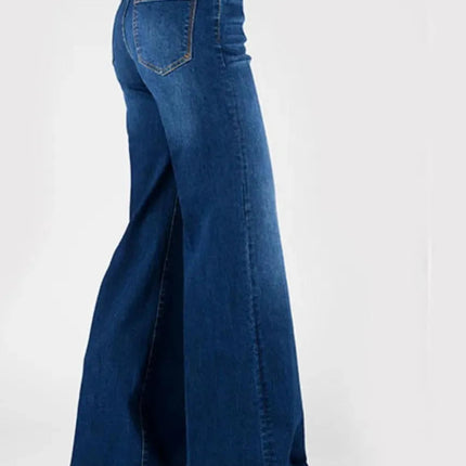 Stetson 751 Wide Leg High Rise (Dark Wash) - Women's Jeans