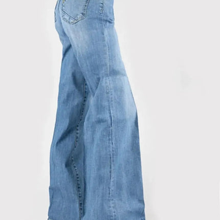 Stetson 751 Wide Leg High Rise (Light Wash) - Women's Jeans