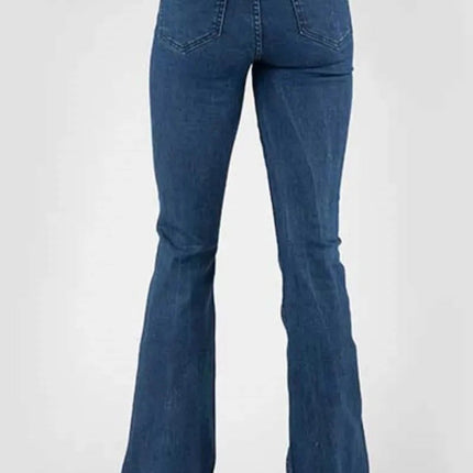 Stetson 921 High Waist Flare Fit W/Belt - Women's Jeans