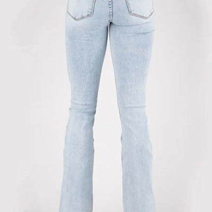 Stetson 921 High Waist Flare (Acid Wash) - Women's Jeans