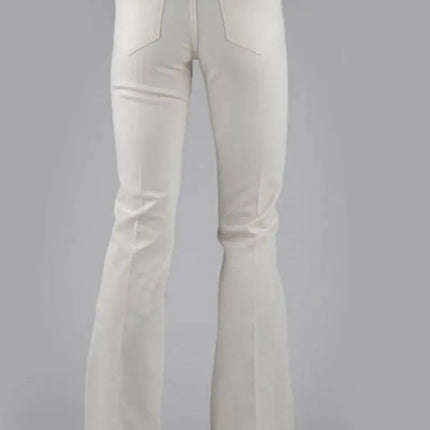 Stetson 921 High Waist Flare (Cream) - Women's Jeans