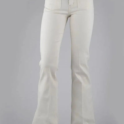 Stetson 921 High Waist Flare (Cream) - Women's Jeans