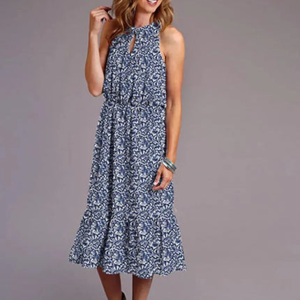 Stetson Indigo Tapestry (Blue) - Women's Long Dress