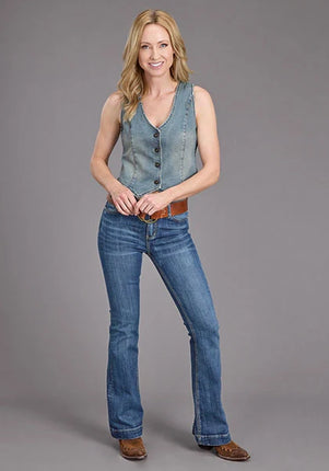 Stetson Light Rinse Denim - Women's Vest
