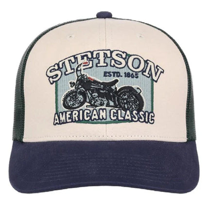 Stetson American Classic (Cream/Navy) - Trucker Cap