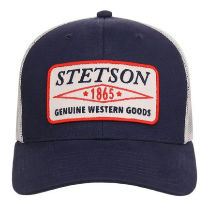 Stetson Felt Patch (Navy/White) - Trucker Cap