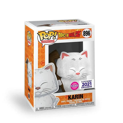Dragon Ball Z Karin Flocked Funko Pop! Animation Vinyl Figure #896 (Funimation 2021 Exclusive)