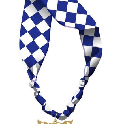 Blue & White Gameday Scarf Necklace