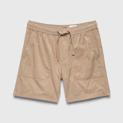 Tyler Corduroy Short - Chinchilla