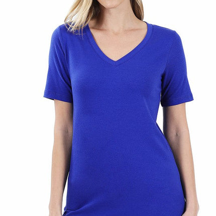 Cotton V-Neck Short Sleeve T-Shirts
