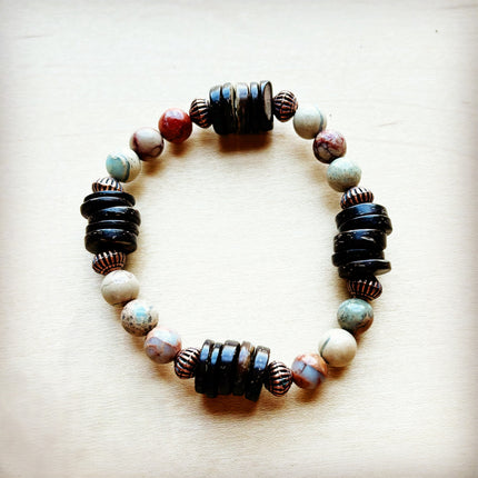 **Aqua Terra and Wood Bracelet 239B