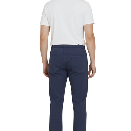 Men's Casual Elastic Waist Denim & Twill Pull on Jeans Pants
