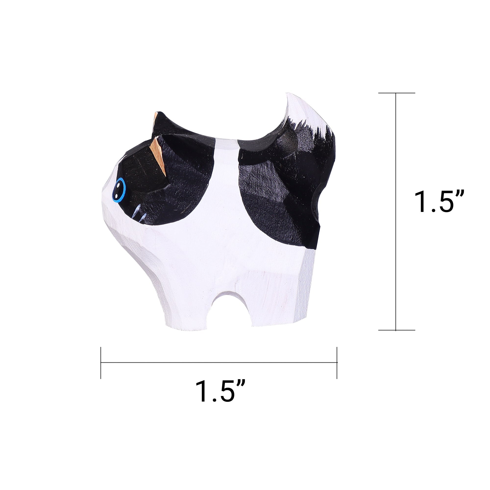 Hand-Carved Wooden Cats, Personalized Gift for Cat Lovers