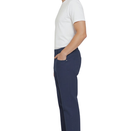 Men's Casual Elastic Waist Denim & Twill Pull on Jeans Pants