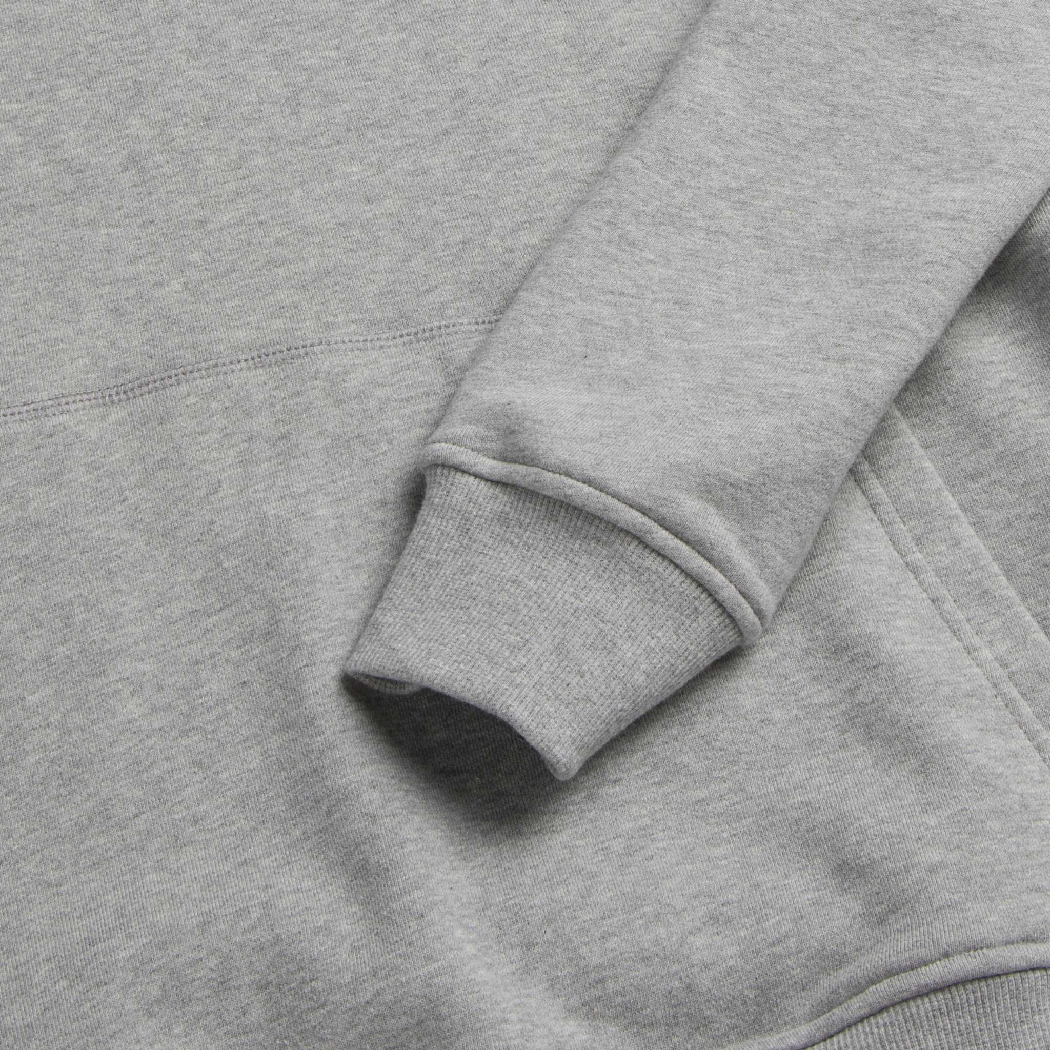 Marine French Terry Hoodie - Heather Grey