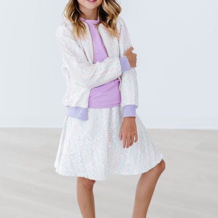 Unicorn Flip Sequin Twirl Skort