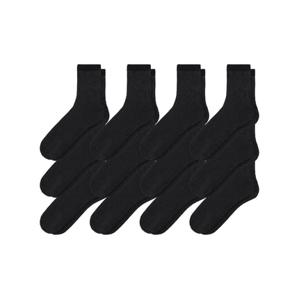 12-Pack Women's Hemp Crew Socks